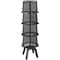 Safco Magazine Stand, Mesh, 16 Pockets, 18"x18"x58", Black SAF5580BL - alternate 1